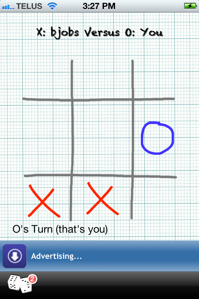 Screenshot X Versus O Screenshot X Versus O